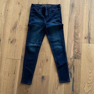 American eagle stretchy skinny jeans size 6